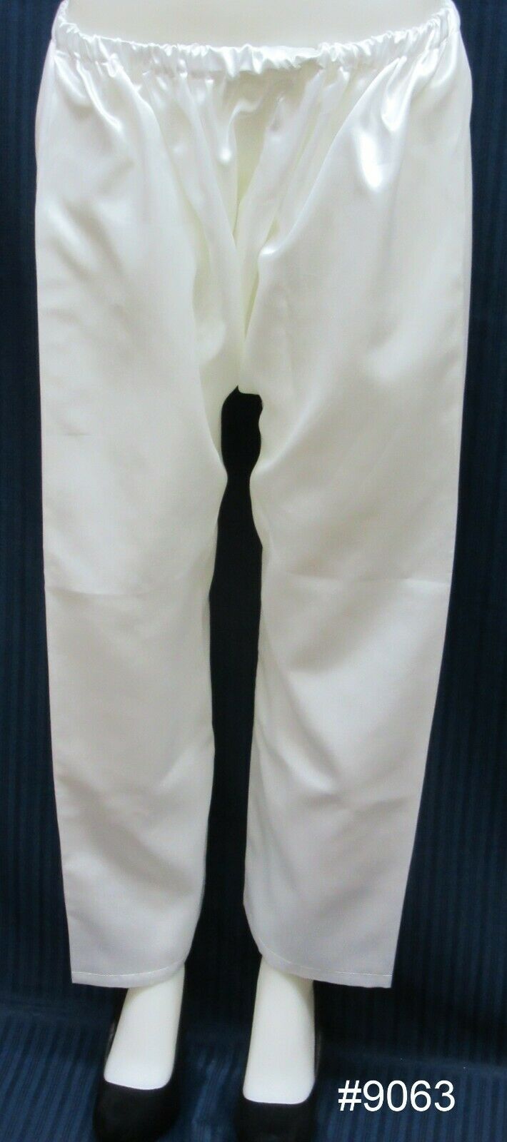 White Satin Palazzo Sharara Pajama Pant (Large Size) #40068 | Buy Palazzo Pant Online